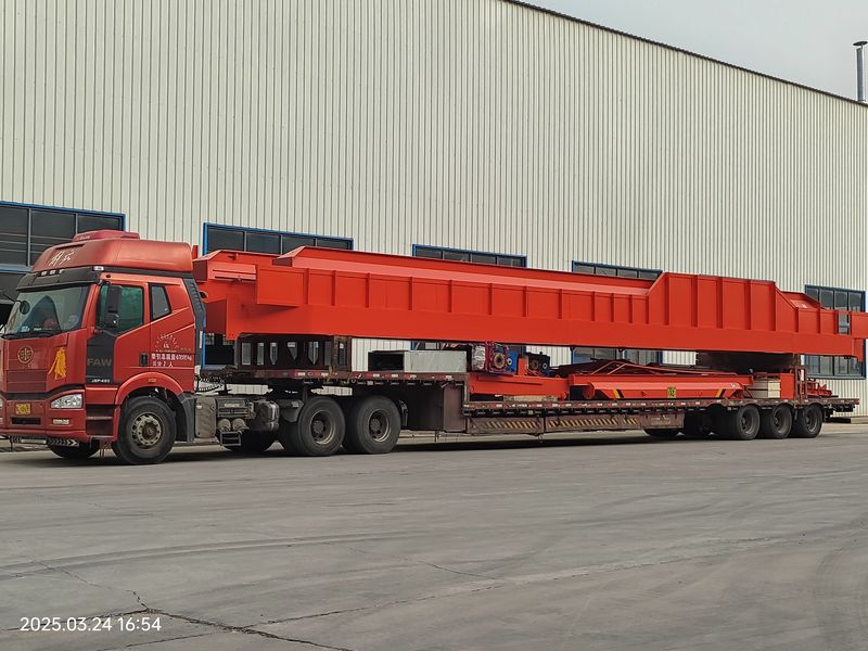 通用橋式起重機 QDXX32/5t—19.5m 電動單梁橋式起重機 2臺 LD10t—16.5m 制作完成，發(fā)往河北石家莊交付客戶使用。